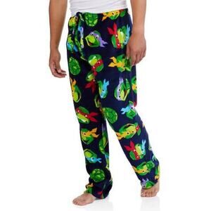 Vtg teenage mutant ninja turtles Fleece Pajama Pants Women S Y2k Nickelodeon